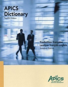 Dictionnaire APICS en FrançaisDictionnaire APICS en Français